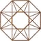 Ekena Millwork Guardian Wood Fretwork Pierced Ceiling Medallion, Walnut, 16"OD x 6 1/4"ID x 1/4"T CMWP16X16X0250GDWA - alternate 5